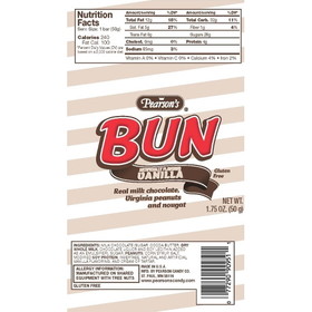 Bun Bar Cluster Bar Bun Vanilla, 1.75 Ounces, 12 per case