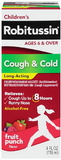 Children's Robitussin Cough & Cold Syrup, 4 Ounce, 3 per box, 8 per case