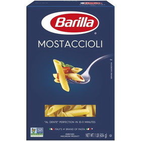 Barilla Mostaccioli Pasta, 16 Ounces, 12 per case