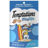 Whiskas Temptations Cat Treats Surfer Delight Mix Up, 3 Ounce, 12 Per Case