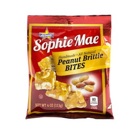 Sophie Mae Candy Brittle Bites Peggable, 4 Ounce, 12 per case