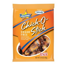 Chick-O-Stick Candy Sugar Free Peg Bag, 3.75 Ounce, 12 per case