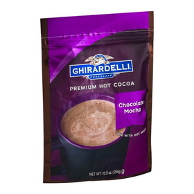 Ghirardelli Mocha Hot Chocolate Pouch, 10.5 Ounces, 6 per case