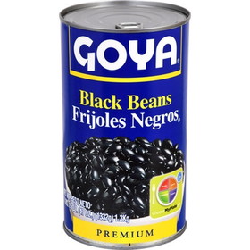 Goya Canned Black Beans, 46 Ounces, 12 per case