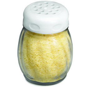 Tablecraft 260WH 6 Oz Glass Shak Perf Plas. Wh