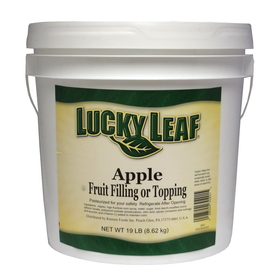 Lucky Leaf 'Clean Label Premium Apple Fruit Filling Or Topping - 19Lb Round Pail