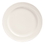 Libbey Basics Orbis Medium Rim Plate 10" - Bright White, 12 Each, 1 Per Case, Price/Case