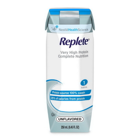 Nestle Replete Malnutrition Very High Protein Liquid Nutrition Formula 8.45 Fluid Ounce Bottle - 24 Per Case