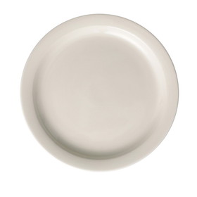 Oneida 9 Inch Narrow Rim Cream White Narrow Rim Plate, 24 Each, 1 per case
