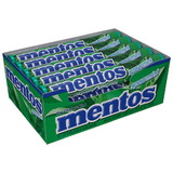 Mentos Spearmint Mentos Roll 1.32 Ounces Per Roll 15 Per Pack - 24 Per Case
