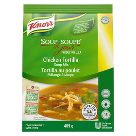 Knorr 84124169 Knorr Soup Du Jour Soups Sdj Chkn Tortilla 4 14.4 oz