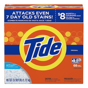Tide Powder Ultra High Efficiency Original Scent Laundry Detergent 5.93 Pound - 3 Per Case