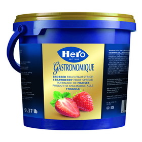 Hero Strawberry Jam, 9.37 Pounds, 1 per case