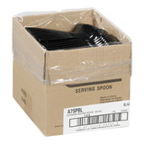 Caterline Spoon Black Plastic 9 Inch Utensil, 144 Each, 1 per case
