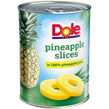 Dole Sliced Pineapple In Juice, 20 Ounces, 12 per case
