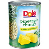 Dole In Juice Chunk Pineapple 20 Ounce Can- 12 Per Case