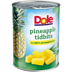 Dole In Juice Chunk Pineapple 20 Ounce Can- 12 Per Case