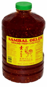 Huy Fong Ground Fresh Chili Sambal Oelek, 1 Gallon, 3 per case