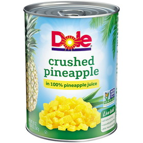 Dole In Juice Crushed Pineapple 20 Ounce Bag - 12 Per Case