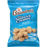 Grandma's Cookies Mini Vanilla Creme Individually Wrapped, 3.71 Ounces, 24 per case