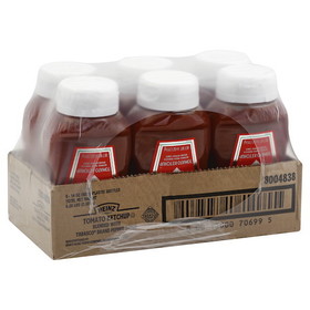 Heinz Hot & Spicy Ketchup 14 Ounce Bottle - 6 Per Case