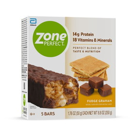 Zoneperfect Classic Fudge Grahams Bar, 1.76 Ounces, 12 Per Box, 3 Per Case