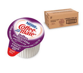 Coffee Mate Italian Sweet Creme Single Serve Liquid Creamer, 0.375 Fluid Ounce, 180 per case
