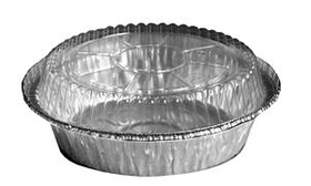 Handi-Foil 4072-25-250WDL 7 Round Slim Pan With Dome Lid