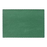 Lapaco Econo, Scalloped, Solid Colored, Hunter Green Placemat, 1000 Each, 1 per case