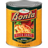 Bonta Pizza Sauce Fancy Basil, 6.688 Pound, 6 per case