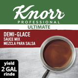 Knorr Demi-Glace Gluten Free Sauce/Gravy Mix 1.75 Pound Tub - 4 Per Case