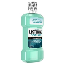 Listerine Cool Mint Zero Alcohol Mouthwash, 500 Milileter, 6 per case