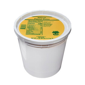 Azar Natural Peanut Butter, 5 Pound, 2 Per Case