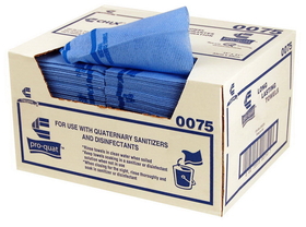 Chix Towel Blue With Blue Print, 1 Piece, 150 per box, 1 per case