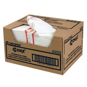 Chicopee 13" X 21" Chix Foodservice, White, Medium Duty Towel With Microban, 1 Piece, 1 per case