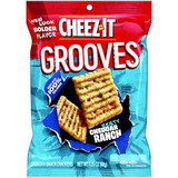 Cheez-It Grooves Zesty Cheddar Ranch Crackers 3.25 Ounce Bag - 6 Per Case