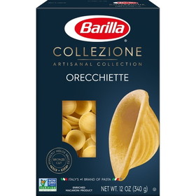 Barilla Orecchiette Collezione Pasta, 12 Ounce, 12 per case