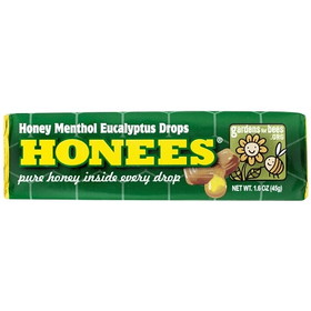 Honees Menthol Cough Drop, 1.6 Ounces, 24 Per Box, 12 Per Case