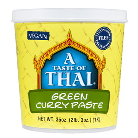 A Taste Of Thai Green Curry Paste, 35 Ounces, 3 per case