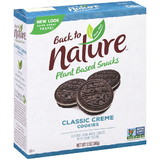 Back To Nature Classic Creme Sandwich Cookie 12 Ounce Box - 6 Per Case