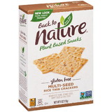 Back To Nature Gluten Free Multiseed Thin Rice Cracker, 4 Ounces, 12 per case