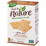 Back To Nature Gluten Free Multiseed Rice Thin Cracker 4 Ounce Box - 12 Per Case