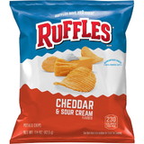 Ruffles Chips Cheddar & Sour Cream Single Serve, 1.5 Ounces