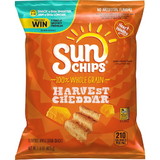 Sun Chips Whole Grain Harvest Cheddar Chips, 1.5 Ounces, 64 per case