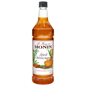 Monin Syrup Spiced Brown Sugar, 1 Liter, 4 per case
