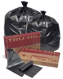 Pitt Plastics True-Mil 33 Inch X 39 Inch 1.4 Millimeter 33 Gallons Xx Heavy Black Star Perforated Roll Can Liner, 25 Count, 1 per case