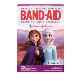 Band Aid Disney Frozen Ii Assorted Sizes Bandage, 20 Count, 4 per case