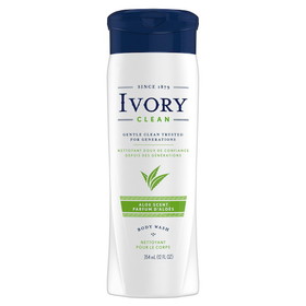 Ivory Body Wash Aloe, 12 Fluid Ounce, 6 per case