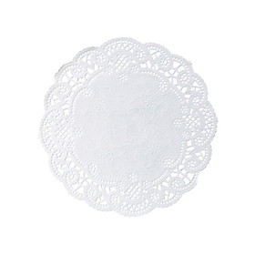 Brooklace Doily White 5 Inch Round French Lace, 1000 Each, 1 per case