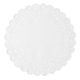Brooklace Lace Doily White 6 Inch Round French, 1000 Each, 1 per case